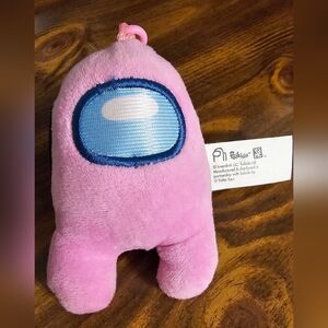 Among Us Backpack Plush Keychain Backpack Hanger 3 Inch Toy EUC